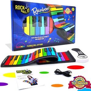Rock And Roll It Piano - The Original Rainbow Roll Up Piano